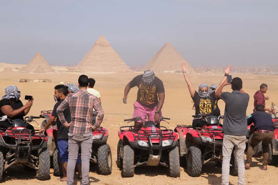 Cairo: Giza Pyramids Tour with Quad Bike Safari & Camel Ride - The guide can turn a standard visit into a good one