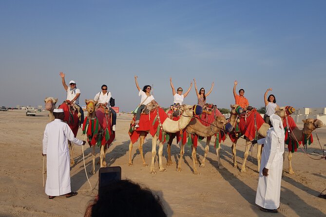 Camel Safari in Desert with Pickup and Drop off in Doha - Sand, wind, and the old caravan story
