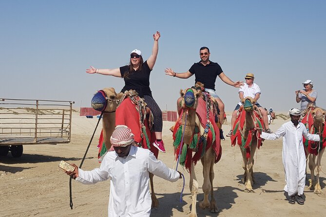 Camel Safari in Desert with Pickup and Drop off in Doha - The desert and sea views