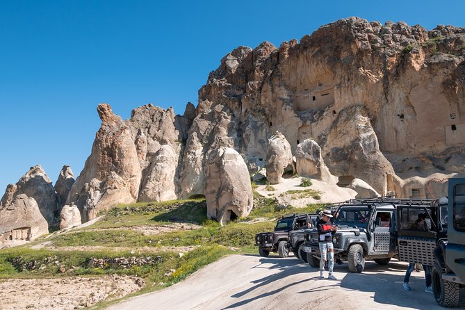 Cappadocia: Sunrise and Sunset Jeep Safari - Pancarlik Valley blends rock and religious art