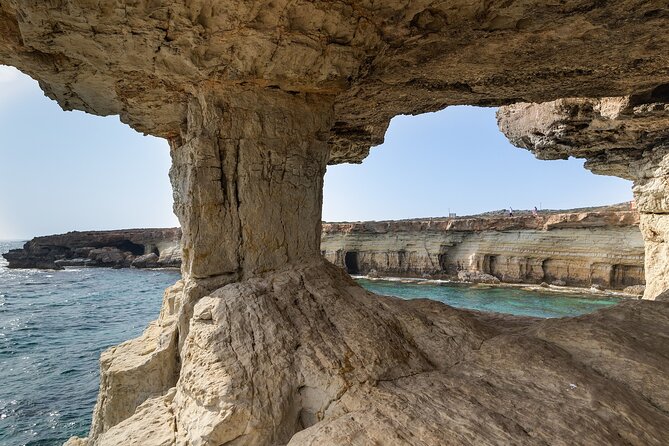 Cave Dwellers Half Day Jeep Safari from Protaras, Ayia Napa - Love Bridge starts the morning with an easy photo