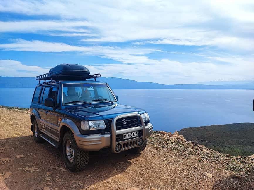 Chania: Balos Lagoon 4x4 Jeep Safari Tour from Kissamos - The scenic ride from Kissamos to the Balos viewpoint