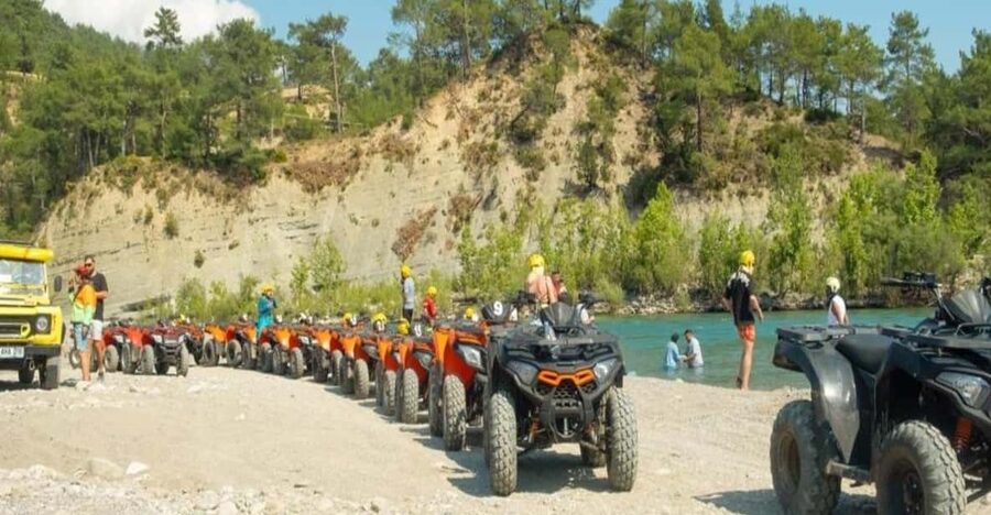 City of Belek/Side: Quad Safari Adventure + Transfer - The 90-minute quad ride through forest and river country