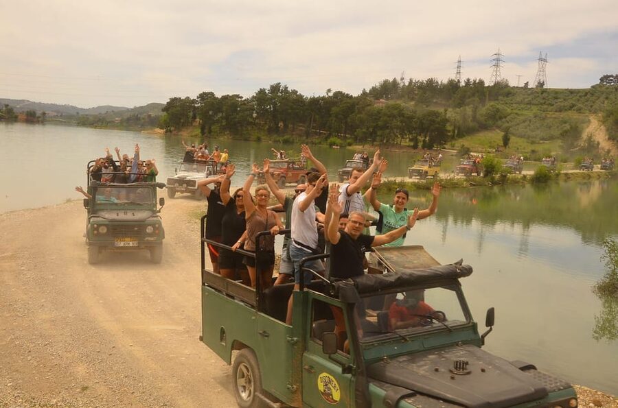 City of Side: Jeep Safari & Green Lake Boat Trip with Lunch - Swimming at Green Lake before lunch