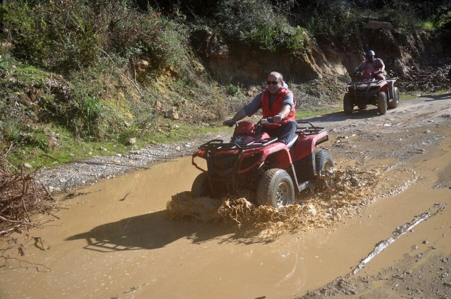 City of Side: Quad Safari Experience with Hotel Transfers - The halfway pause and second circuit