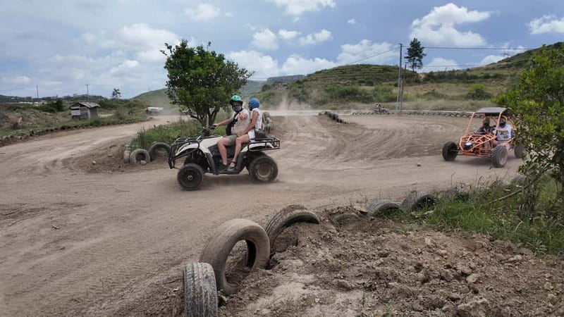City of Side: Quad Safari Off-road with Transfer - First 10 kilometers through forest and dust
