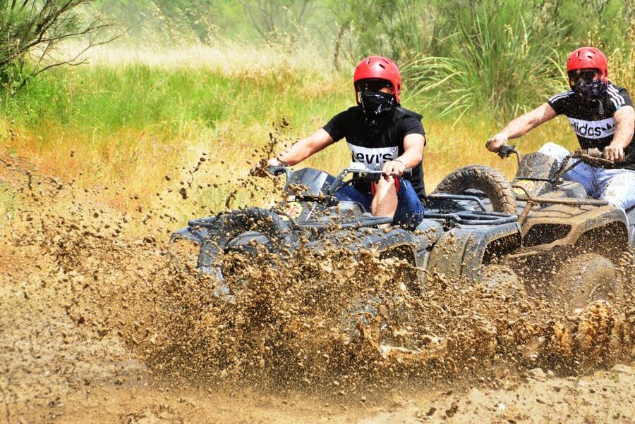 City of Side: Quad Safari Tour - The Swimming Stop After 10 Kilometers