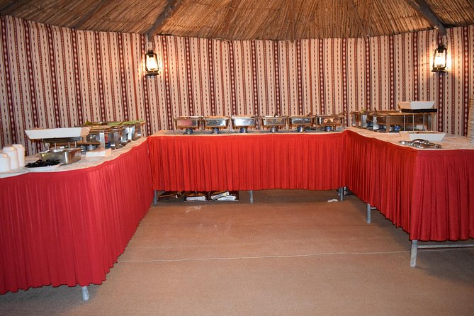 Classic Dubai Desert Safari with BBQ Dinner and Camp activities - Arabic hospitality before dinner