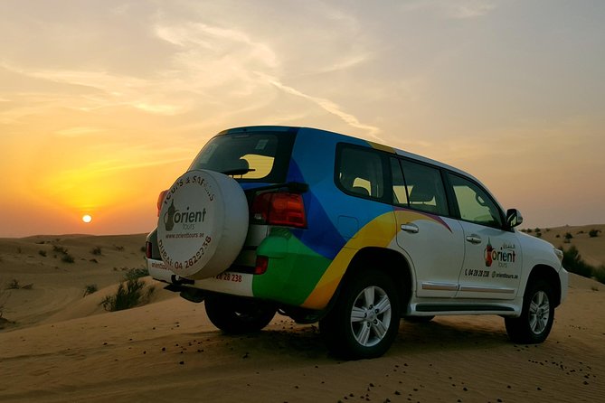 Classic Dubai Desert Safari with BBQ Dinner and Camp activities - The Lahbab dunes and a 20-minute burst of action