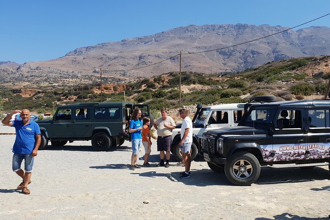 Cretan Safari – 4x4 Adventure to Preveli Beach with Lunch - Spili and the lion-head fountain