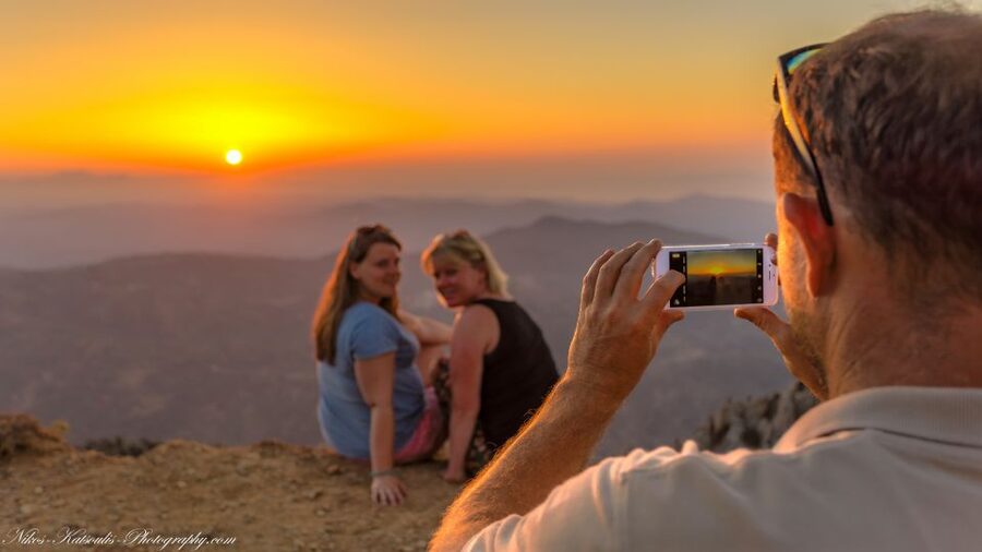 Crete: Land Rover Safari with Sunset Viewing, Dinner, & Wine - The sunset stop, prosecco, and fresh fruit