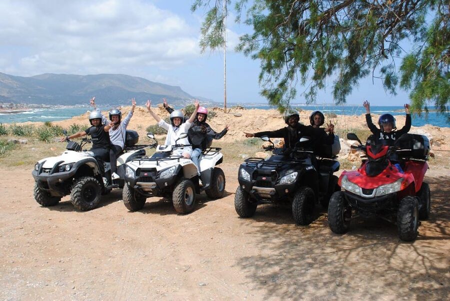 Crete: Off-Road Quad Safari Evening Tour with Hotel Transfer - Prophet Elias and the sunset finish