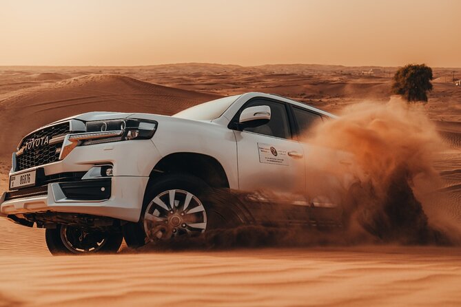 Deluxe Sunset Desert Safari: SandSurfing, Camel Ride & BBQ dinner - Key Points Before You Book
