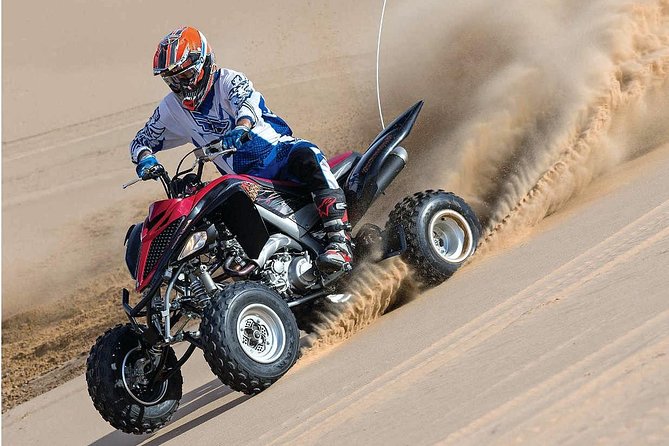 Desert Combo safari, Camel ride, Quad Bike and Dune Bashing(ALL INCLUSIVE) - Quad biking on the sand for 30 to 40 minutes