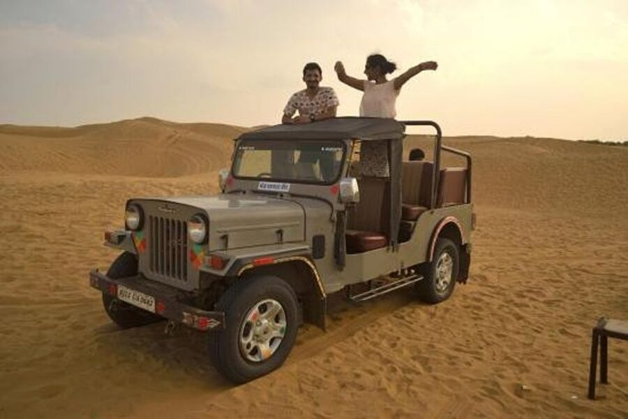 Desert Jeep Safari & Camel Safari Tour From Jodhpur - Sachiya Mata Temple Before the Sand