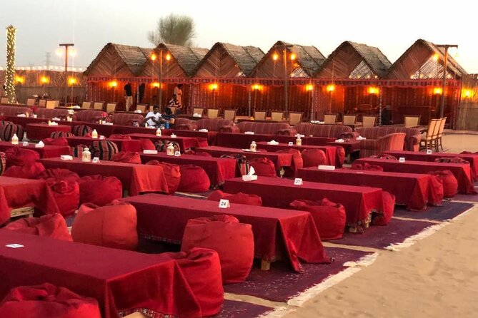 Desert Safari Dubai with BBQ Dinner & Camel Ride - The Bedouin-style camp turns the outing into an evening program