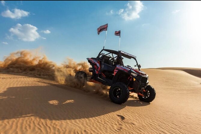 Desert Safari Dubai With High Speed Dune Buggy And Dinner in 5 Star Camp - Land Cruiser Dune Bashing On High Sand Dunes