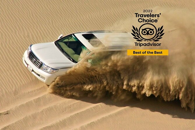 Desert safari, Dune bashing, sandboarding, camel, ATV Option - Sandboarding on Qatar’s dunes