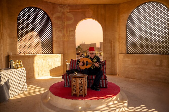 Desert Safari: Luxury Fortress Dinner, Camel Ride & Dune Bashing - Belly Dancing, Tanoura and Fire Performances