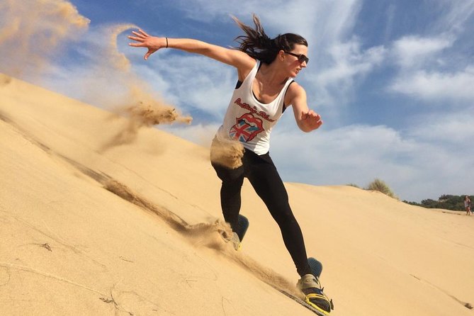 Desert Safari Morning with Camel Ride and Sand Boarding - The red dunes and 30 minutes of dune bashing