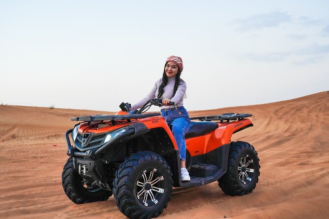 Desert Safari, Open Desert Quad Bike Experience with BBQ Dinner - Thirty minutes on the quad bike