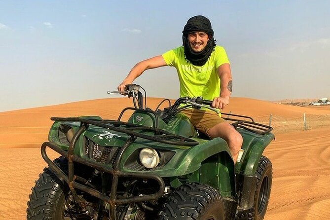 Desert Safari, Quad Biking, Sand Surfing and BBQ Dinner In Dubai - The ride to Lahbab and the first desert views