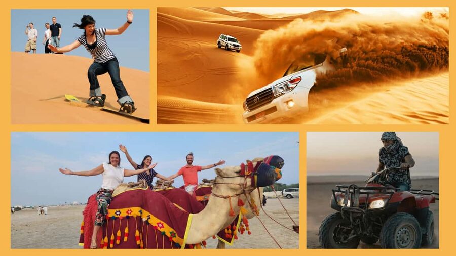 Desert Safari, QuadBike,Dune buggy, Sandboarding & CamelRide - Quad biking and dune buggies: choose your kind of fun