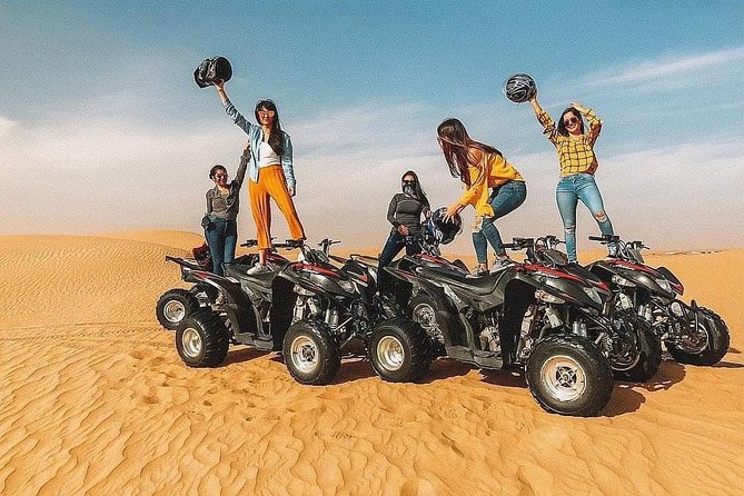 Desert Safari Red Dunes with Camel Ride, Sandboard, BBQ and Shows - Camel riding and sandboarding at the desert camp