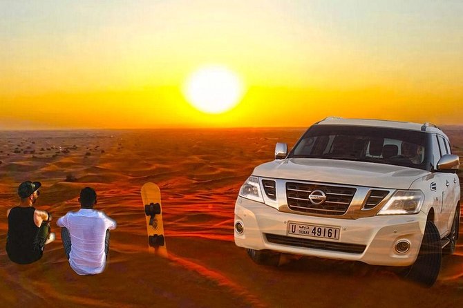 Desert Safari Tour, Quad Bike with BBQ Dinner & Show from Dubai - Leaving Dubai in an air-conditioned Land Cruiser