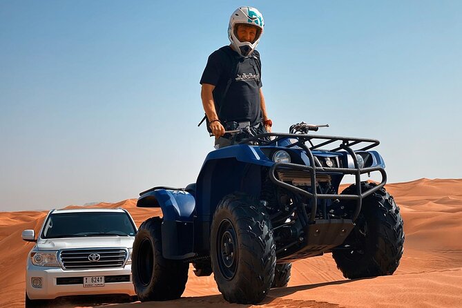 Desert Safari with 30 Minutes Quad Biking on High Red Dunes (Complete Package) - The ride from Dubai to the red dunes