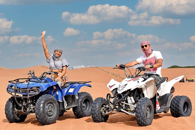 Desert Safari with 30 Minutes Quad Biking on High Red Dunes (Complete Package) - A 10-minute sunset photo stop