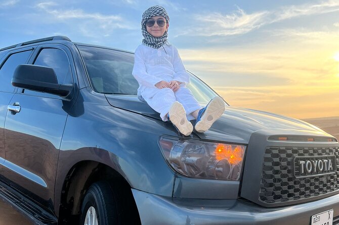 Desert Safari with 4x4 Dune Bashing Camel Ride Sand Boarding - Dune bashing in a 4x4 vehicle