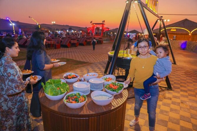 Desert Safari With BBQ Dinner, Quad Bike & Camel Ride from Dubai - Sunset photos in a sea of sand