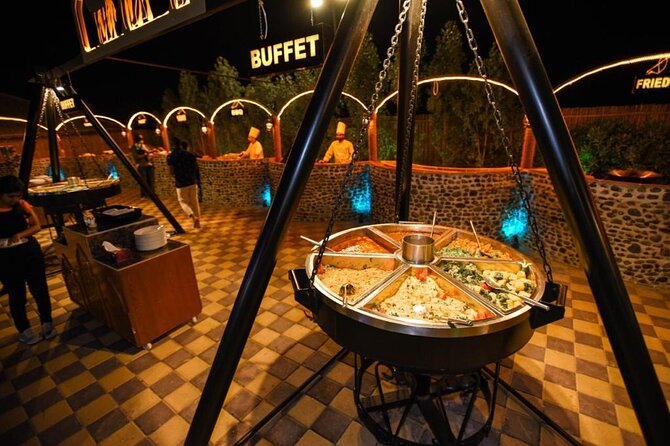 Desert Safari With BBQ Dinner, Quad Bike & Camel Ride from Dubai - Belly dancing, fire shows, and the evening camp