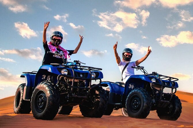 Desert Safari with Dune Bashing and Dinner In Dubai - From Dubai hotel pickup to the open desert