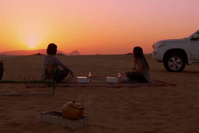 Desert Safari with Entertainment & BBQ Dinner-Heritage Camp - Belly dancing, thanoura, and the fire show