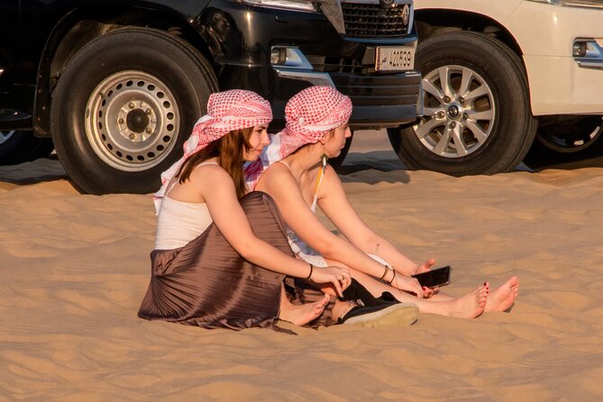 Desert Thrills Wild Dunes Safari in Doha - The Inland Sea at sunset