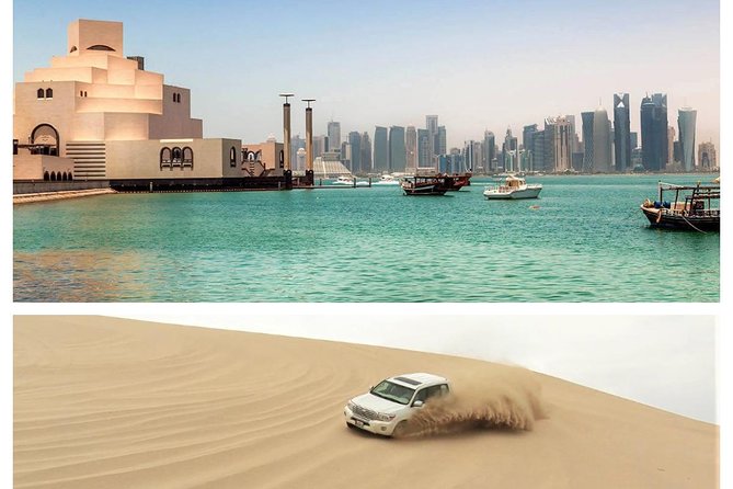 Doha Combo City And Half Day Desert Safari Tour No Hidden cost - One Hour Inside the National Museum of Qatar