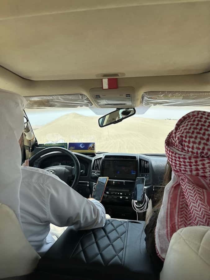 Doha: Desert Safari, Adventure, Sandboarding and Camel Ride - Khor Al Adaid, where dunes meet the sea