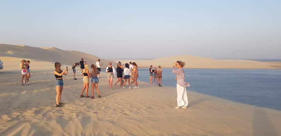Doha Desert Safari, Camel Ride, Sandboarding & Inland Sea - Dune bashing with a skilled 4x4 driver