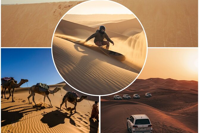 Doha Desert Safari Dune Bashing Camel Ride Sandboarding - What your $60 includes