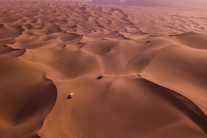 Doha Desert Safari Dune bashing,Sandboarding,CamelRide,Inland Sea - Dune Bashing in a Toyota Four-Wheel Drive