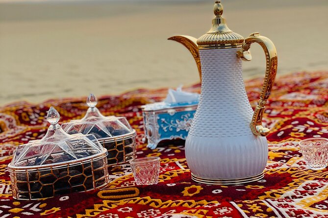 Doha Desert Safari: Dunebashing, Camel, Sandboarding & Inland Sea - A short camel ride before the action