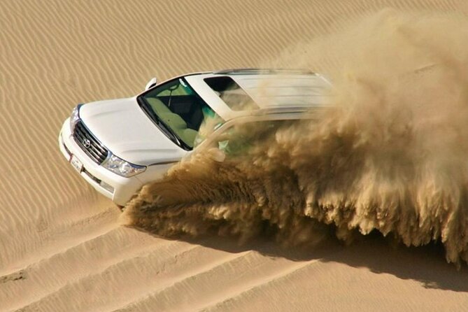 Doha Desert Safari Horse Riding, Camel Ride, ATVs & Inland Sea - Arabian horses across open sand