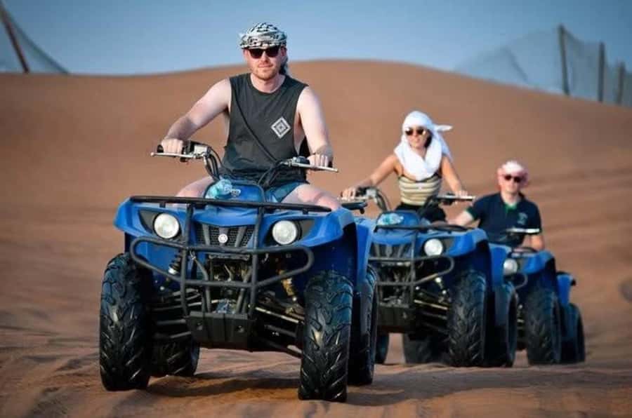 Doha: Desert Safari, Quad Biking, Sand Boarding & Camel Ride - Leaving Doha for the open desert