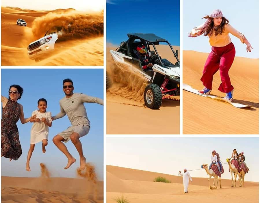 Doha:Desert Safari with Camel Ride, ATV Bike,& Sand Boarding - Self-guided ATV riding adds real freedom
