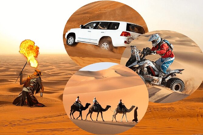 Doha: Desert Safari With Quad bike ,Camel Ride And Sand Boarding - Key points at a glance