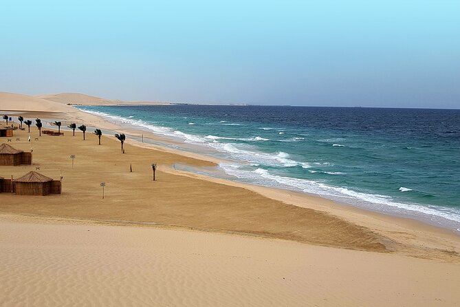 Doha: Desert Safari With Quad bike ,Camel Ride And Sand Boarding - Sealine Beach: a short break with tea and camels