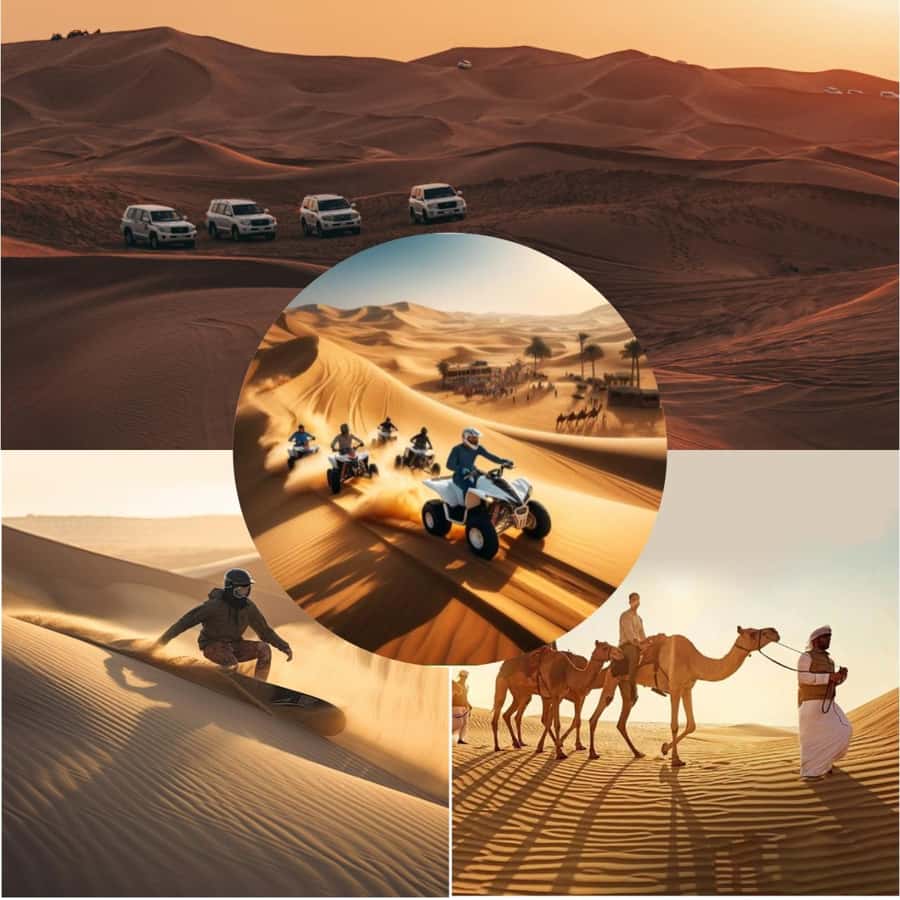 Doha: Desert Safari with Quad Bike, Sandboard & Camel Ride - From Doha to Qatar’s open desert