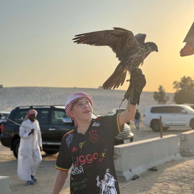 Doha: Family Desert Safari with Camel and Dune Ride - Leaving Doha in a private 4x4